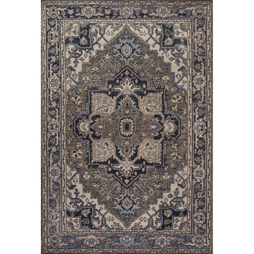 Cirali Ornate Large Medallion Washable Area Rug